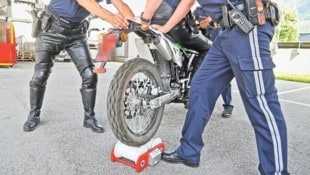 Archivbild: Das Moped des 15-Jährigen brachte es auf 134 km/h.