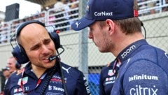 Bald nicht mehr zusammen: Gianpiero Lambiase (li.) und Max Verstappen
