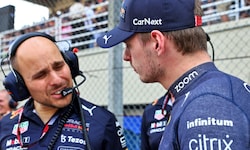 Bald nicht mehr zusammen: Gianpiero Lambiase (li.) und Max Verstappen