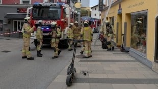Dieser Elektroroller führte zu dem Feuerwehreinsatz in Kufstein