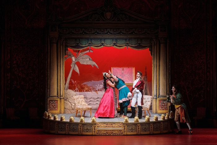 Szene aus „Alessandro nell’Indie“ vom Barockkomponisten Leonardo Vinci – ab Freitag im Theater ...