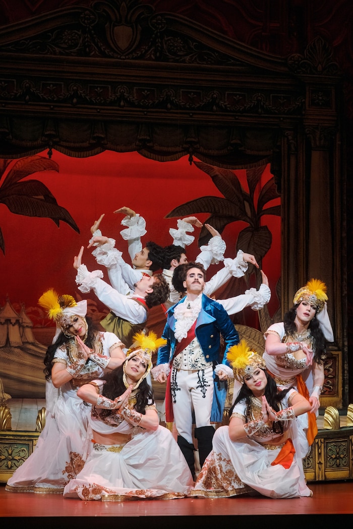 Szene aus „Alessandro nell’Indie“ vom Barockkomponisten Leonardo Vinci – ab Freitag im Theater ...