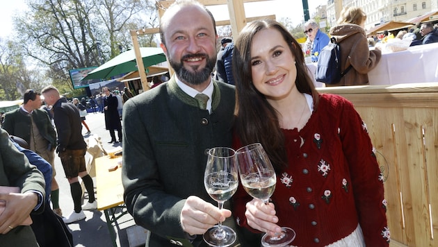 Max Lercher und Michaela Grubesa sind nun Herr und Frau Lercher.