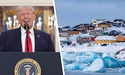 Trump erklärte unter anderem, es werde „Gegnern“ der USA verboten, eine militärische Präsenz auf ...