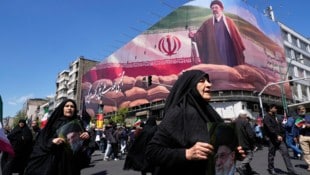 Regime-Unterstützer in Teheran