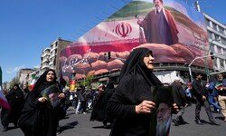 Regime-Unterstützer in Teheran
