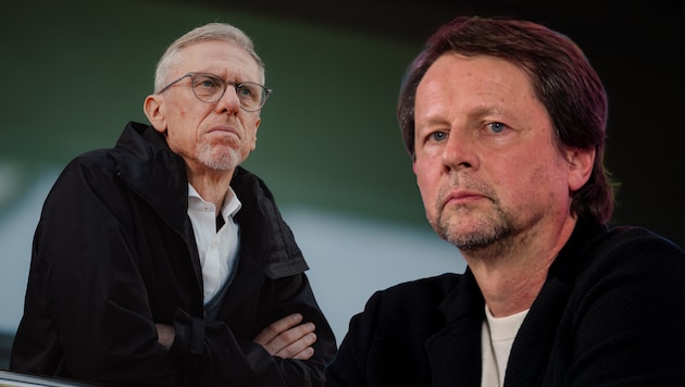 Peter Schöttel (r.) hatte Stöger bereits so gut wie zugesagt.