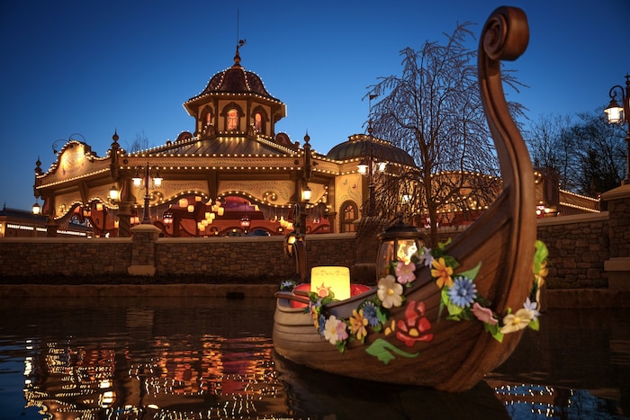 Blick auf das neue „Rapunzel“-Karussell