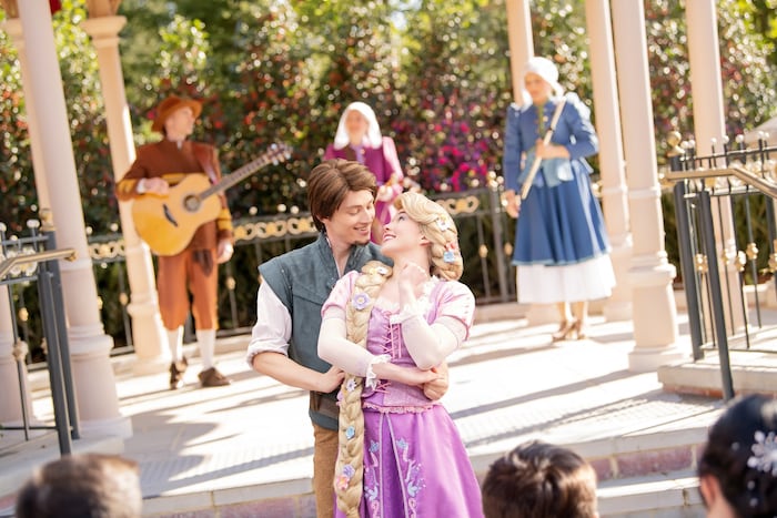 Musikalisches Treffen mit Rapunzel und Flynn