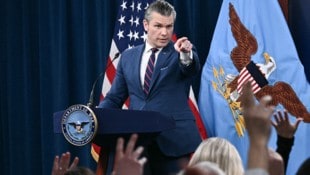 Kriegsminister Pete Hegseth hat für kritische Fragen wenig übrig.