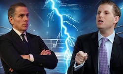 Lassen Hunter Biden (l.) und Eric Trump (r.) die Fäuste fliegen?
