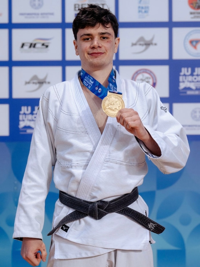 Weisz mit seiner EM-Goldenen.