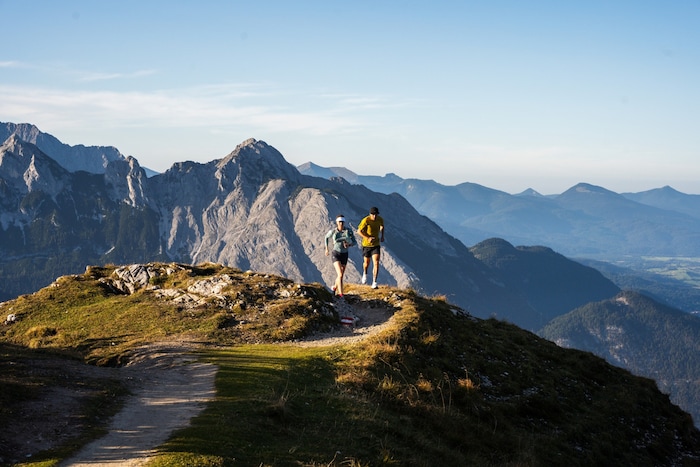 Trailrunning auf der Seefelder Spitze.
