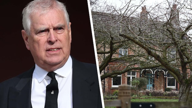 Ex-Prinz Andrew soll endlich in die Marsh Farm gezogen sein. Glücklich ist er über sein neues ...