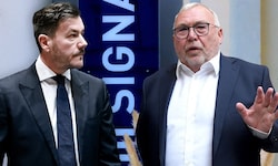 René Benko machte Alfred Gusenbauer (re.) zum Multimillionär.
