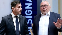 René Benko machte Alfred Gusenbauer (re.) zum Multimillionär.