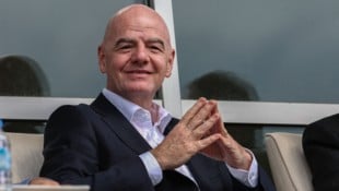 Hat gut lachen: FIFA-Boss Gianni Infantino.