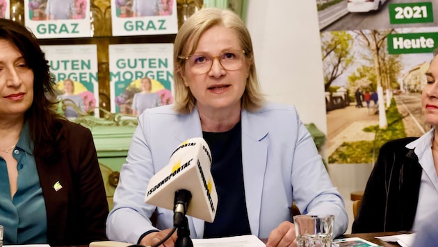 Vizebürgermeisterin Judith Schwentner lud am Freitag zur Pressekonferenz.