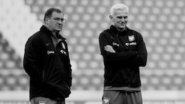 Jacek Magiera (r.) wurde nur 49 Jahre alt.