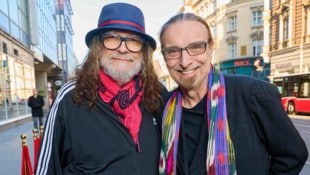Für eine ganz besondere Reunion sorgten Hannes Rossacher (li.) und Rudi Dolezal, die einst die ...