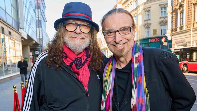 Für eine ganz besondere Reunion sorgten Hannes Rossacher (li.) und Rudi Dolezal, die einst die ...
