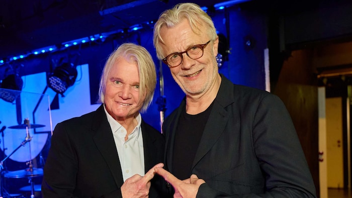 Rob Bolland und Thomas Rabitsch feierten auch mit.