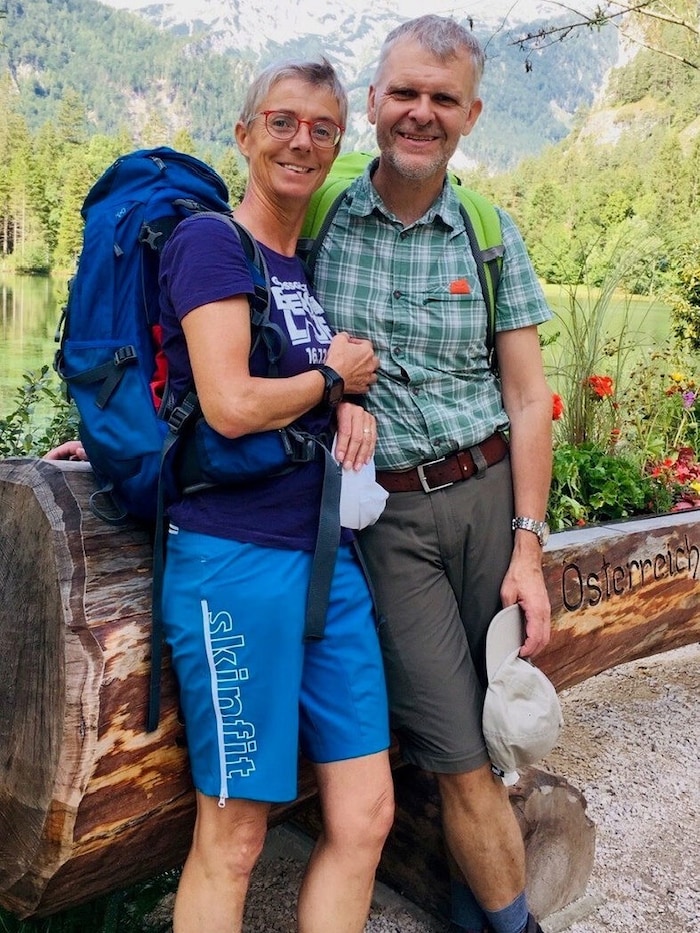 Helga und Reinhard als Wanderer