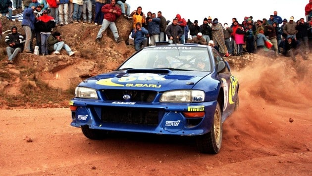1998 siegte Colin McRae im Subaru auf Neuseeland – heute ist das Auto im Lavanttal.