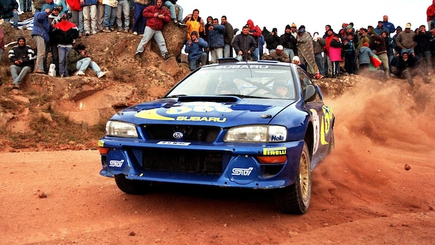 1998 siegte Colin McRae im Subaru auf Neuseeland – heute ist das Auto im Lavanttal.
