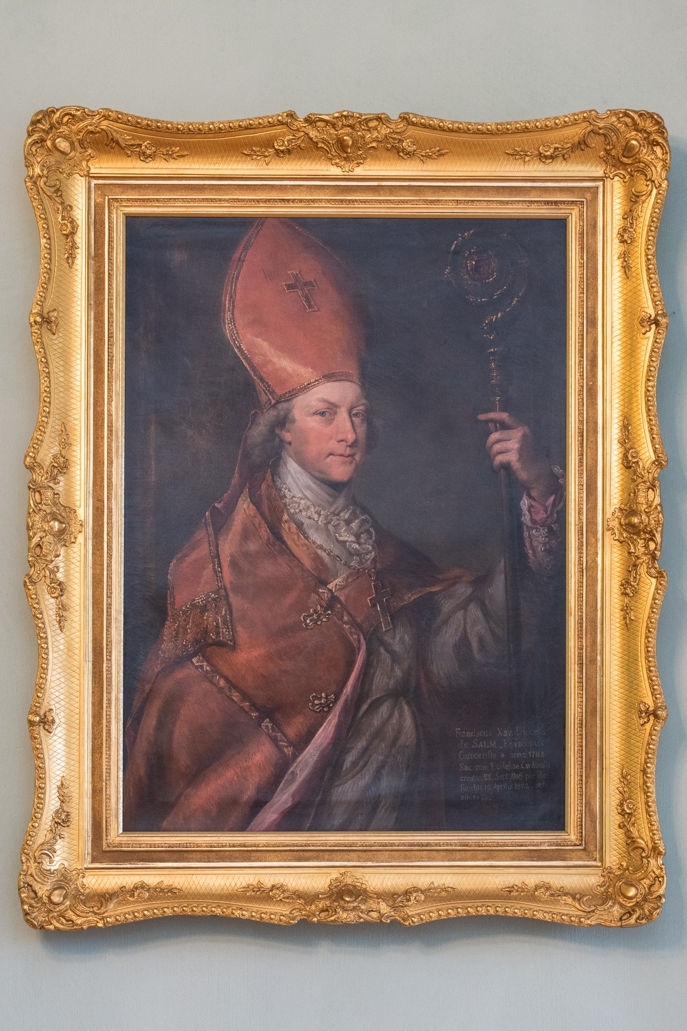 Bischof Franz Xaver Salm-Reifferscheidt (1783-1822): der er letzte Gurker Bischof, der auf ...