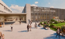 So soll das neue Sport- und Eventcenter in Bärnbach aussehen. Auch die Handballer der HSG ...