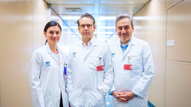 Retteten am Karfreitag mit ihren Kollegen der MedUni Wien und des AKHs zwei Leben: Dr. Julia ...