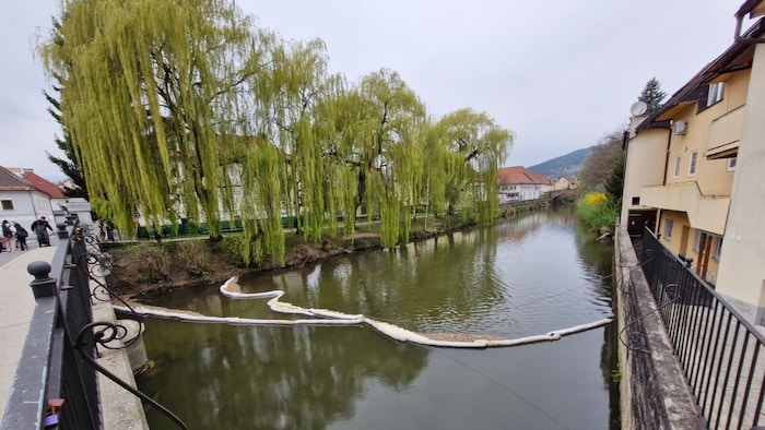 Ein Bild von der Fleischbrücke aus.