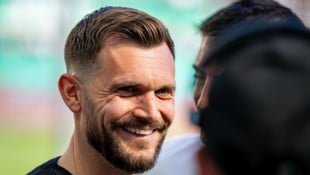 Gute Laune aktuell beim Meister und bei Trainer Fabio Ingolitsch.