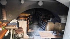 Das Lokal wurde völlig zerstört.