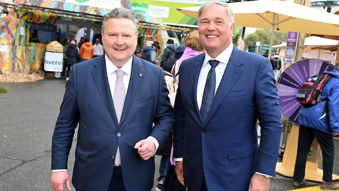 Michael Ludwig kommt ja doch zu den Steirern – mit dem Wiener WKO-Präsidenten Walter Ruck.