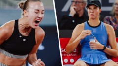 Anastasia Potapova feiert ihren Sieg gegen Lilli Tagger