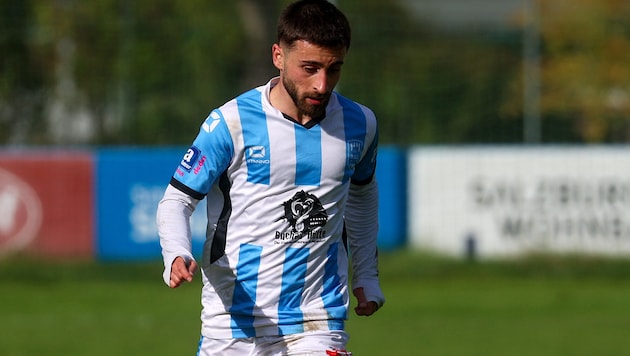 Traf im Derby gegen Saalfelden: Bischofshofens Konstantinos Chatzipirpiridis.