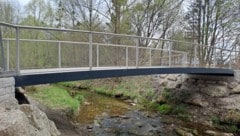 So sieht die neue Brücke in der Stadt Salzburg aus