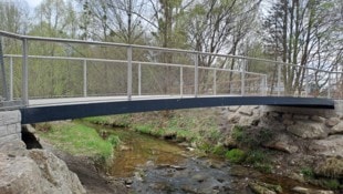 So sieht die neue Brücke in der Stadt Salzburg aus