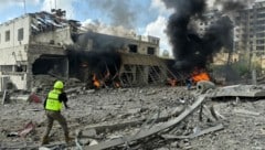Die libanesische Stadt Nabatäa nach einem israelischen Luftangriff.