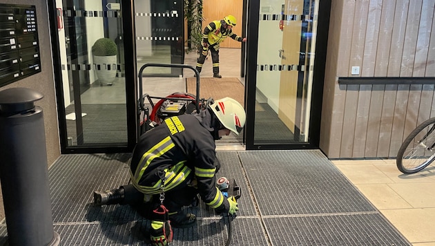 Rund 20 Feuerwehrleute waren im Einsatz.