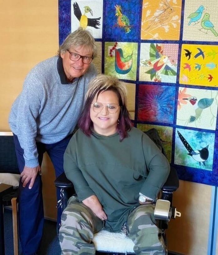 Didi Constantini hat sich stets für beeinträchtigte Menschen eingesetzt – im Bild mit Marianne ...