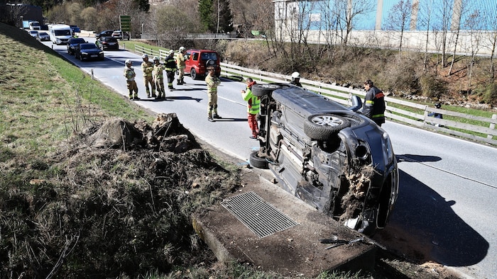Schwerer Unfall auch auf der Brennerbundesstraße bei Steinach.