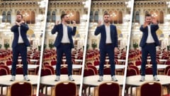 Peter Kraus schwingt das Tanzbein.