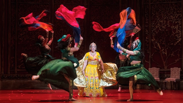 Szene aus „Alessandro nell’Indie“: barocker Wahnsinn nach Noten.