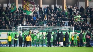 Den Applaus von den eigenen Fans hatten sich die Lustenauer verdient.