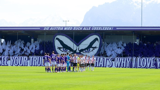 Alle bisherigen 13 Zweitliga-Heimspiele von Austria Salzburg im Max-Aicher-Stadion waren ...