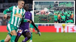 Nenad Cvetkovic (ganz links) und Co. müssen heute in Favoriten ohne die Unterstützung der Fans ...