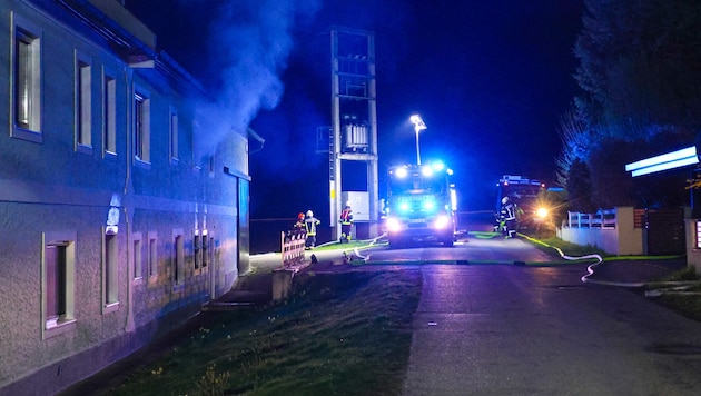 Fünf Feuerwehren waren vor Ort im Einsatz